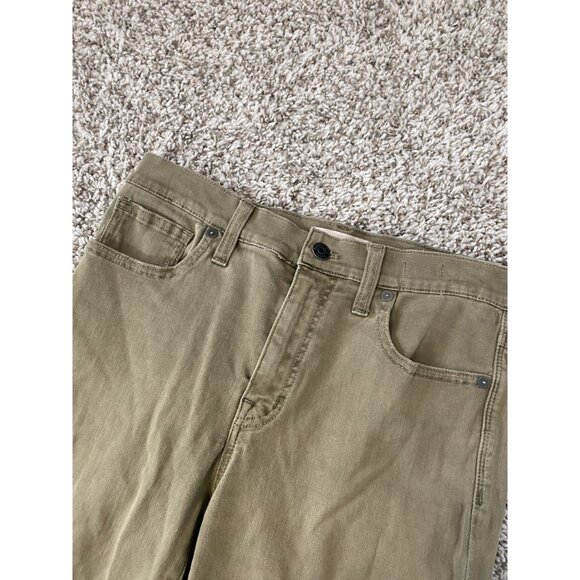 Madewell High Riser Skinny Green Size 28 Tall Jean Pants - Picture 4 of 12